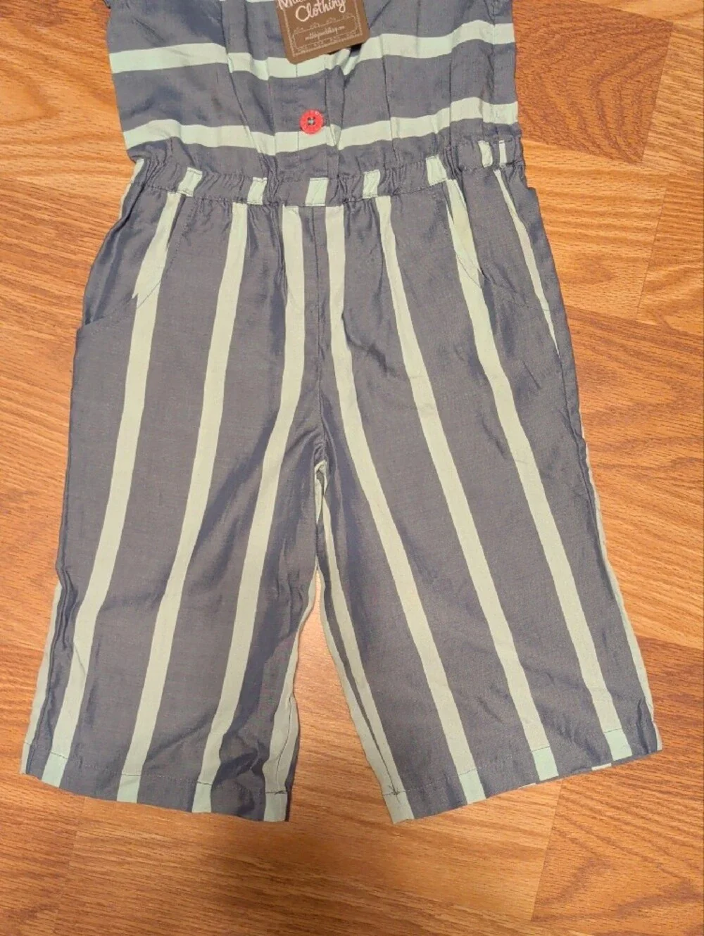 NWT Matilda Jane My Oh My Striped Girls' Romper